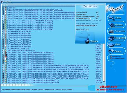 Ekraanipilt FreeSpacer Windows 8