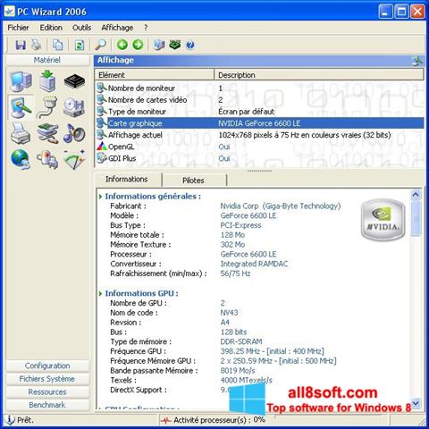 Ekraanipilt PC Wizard Windows 8