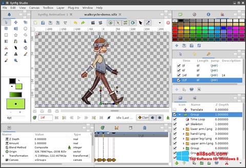 Ekraanipilt Synfig Studio Windows 8