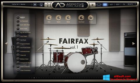 Ekraanipilt Addictive Drums Windows 8