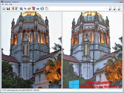 Ekraanipilt FotoSketcher Windows 8