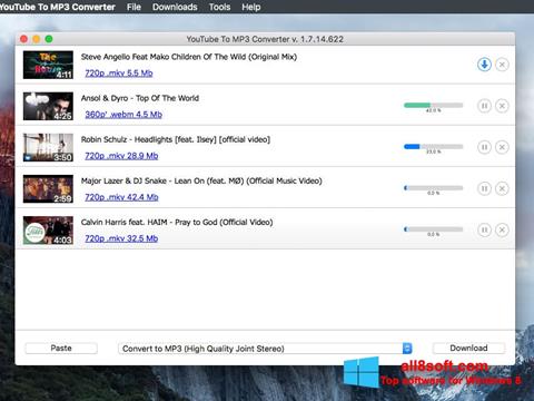 Ekraanipilt Free YouTube to MP3 Converter Windows 8