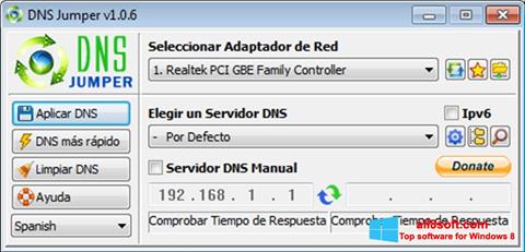 Ekraanipilt DNS Jumper Windows 8