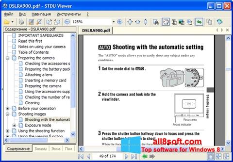 Ekraanipilt STDU Viewer Windows 8