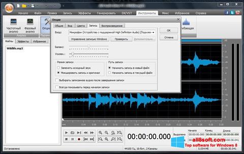 Ekraanipilt AVS Audio Editor Windows 8