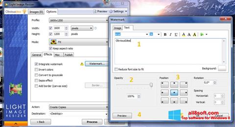 Ekraanipilt Light Image Resizer Windows 8