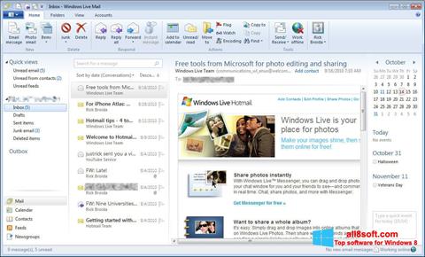 Ekraanipilt Windows Live Mail Windows 8