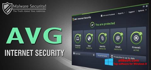 Ekraanipilt AVG Internet Security Windows 8