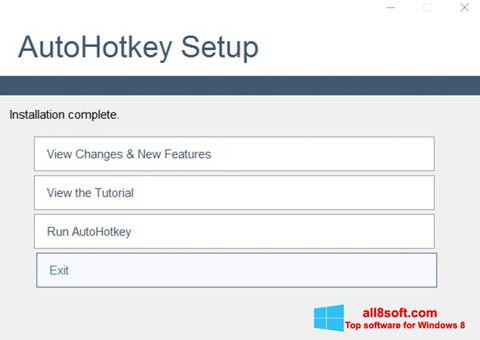 Ekraanipilt AutoHotkey Windows 8