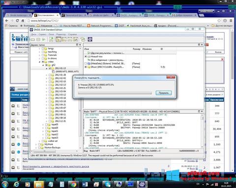 Ekraanipilt DMDE Windows 8