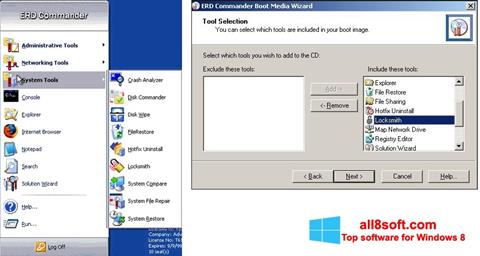 Ekraanipilt ERD Commander Windows 8
