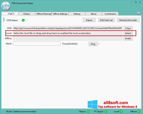 Ekraanipilt DownloadHelper Windows 8