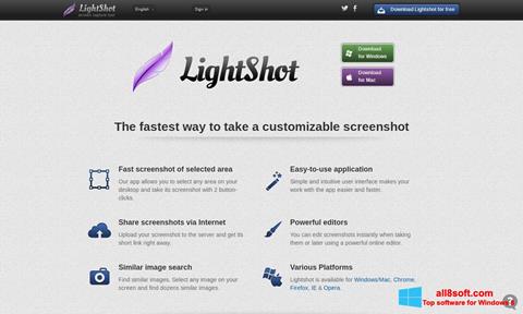 Ekraanipilt LightShot Windows 8