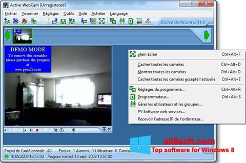 Ekraanipilt Active WebCam Windows 8