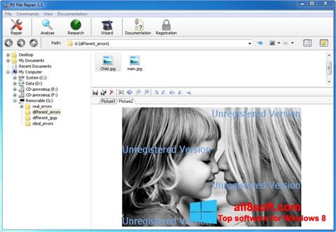 Ekraanipilt File Repair Windows 8