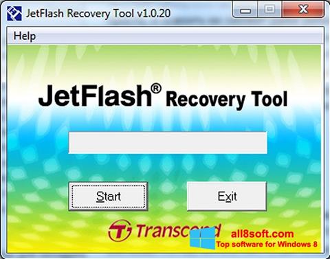 Ekraanipilt JetFlash Recovery Tool Windows 8