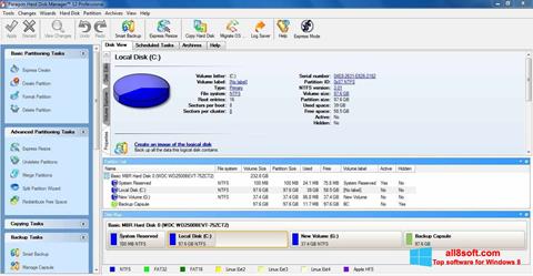 Ekraanipilt Paragon Hard Disk Manager Windows 8
