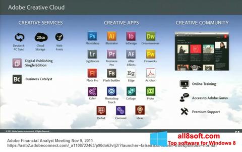 Ekraanipilt Adobe Creative Cloud Windows 8