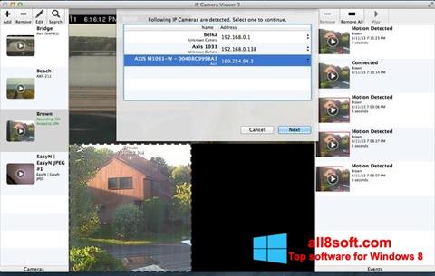 Ekraanipilt IP Camera Viewer Windows 8
