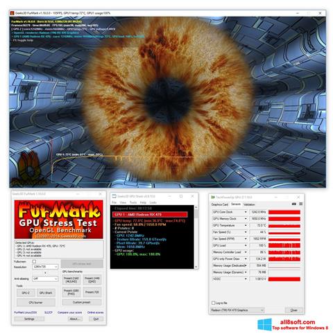 Ekraanipilt FurMark Windows 8