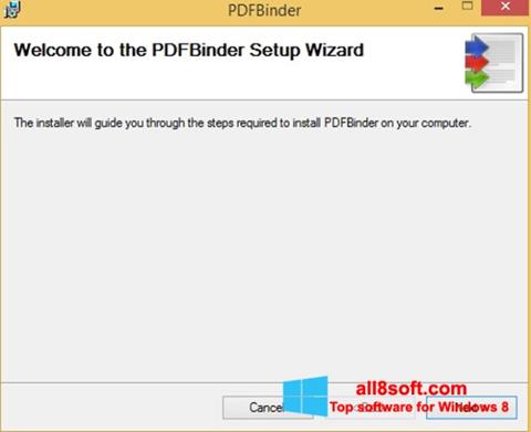 Ekraanipilt PDFBinder Windows 8