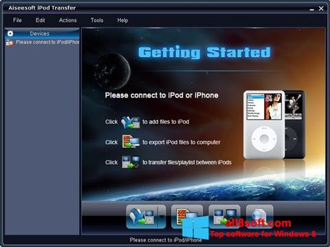 Ekraanipilt iPhone PC Suite Windows 8