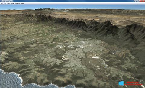 Ekraanipilt NASA World Wind Windows 8